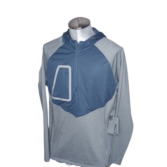 G/FORE Blue and Gray Performance Jacket - Picture 10 of 16